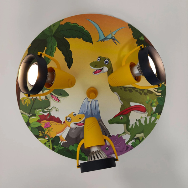  Niermann Standby Reflektor Sufitowy Dinozaury, 3-punktowy 