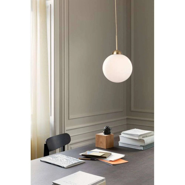  Nuura Aps Lampa Wisząca Nuura Apiales 1 Large, ø 20 Cm, Mosiądz/opal 