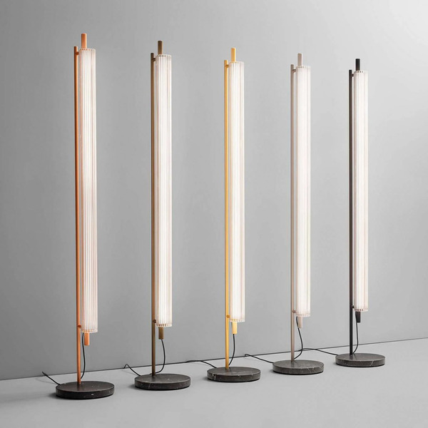  Olev Olev Lampa Stojąca Led Trisel, Tytan, Metal, 2700 K, ściemniana 