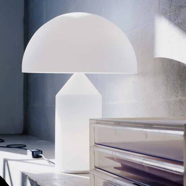  Oluce Oluce Atollo - Lampa Stołowa Ze Szkła Murano, 70 Cm 