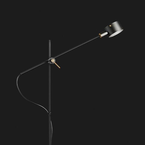  Oluce Oluce G.o. 352 Lampa Stojąca Led, Czarna 