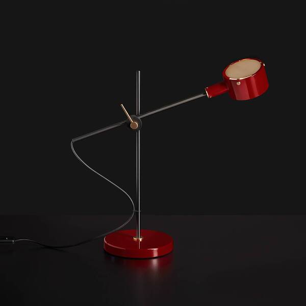  Oluce Oluce Go 252 Lampa Stołowa Led, Szkarłatna 