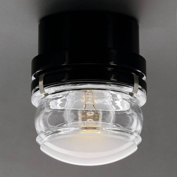  Oluce Oluce Kinkiet Led Fresnel, Czarny, Aluminium, Szkło, 2700 K 