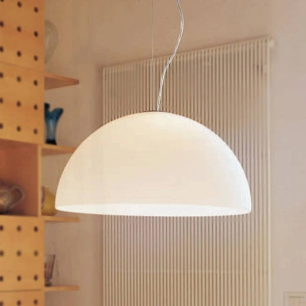  Oluce Oluce Sonora - Lampa Wisząca Z Opalowego Szkła, 50 Cm 