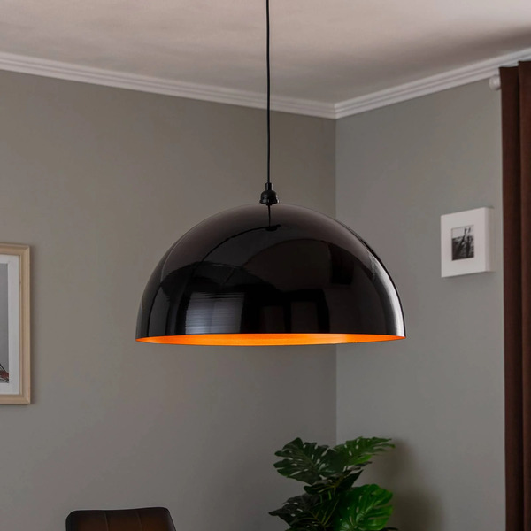  Opviq Lampa Wisząca Berceste 237-s ø60cm Czarny/złoty 