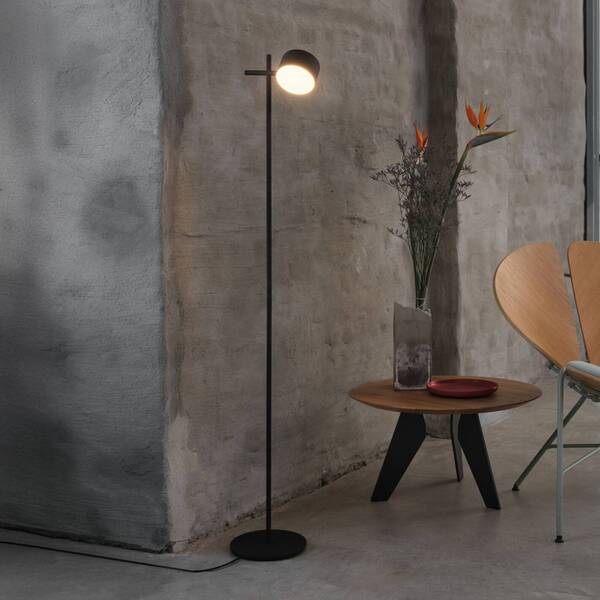  Osram Lampa Stojąca Led Osram Decor Kyoto, Aluminium, Czarna, ściemniany 