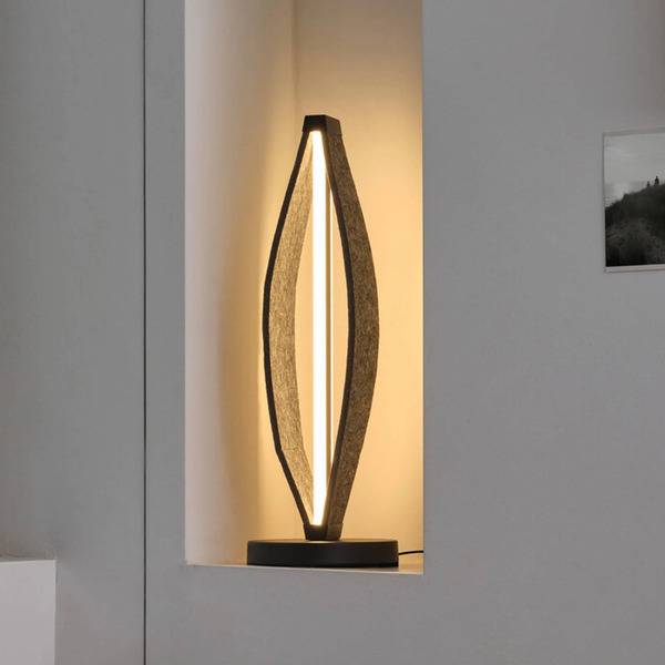  Osram Lampa Stołowa Led Osram Decor Flat Felt Szara, Filc, 3000 K 