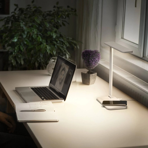  Osram Lampa Stołowa Led Osram Office Line Desk Banker, Biała, Cct, ściemniany 