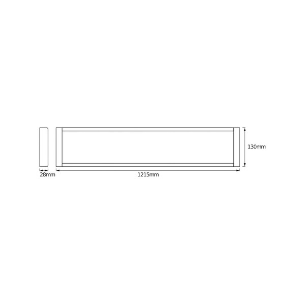  Osram Lampa Sufitowa Led Osram Office Line, Biała, 122 Cm, Metalowa 