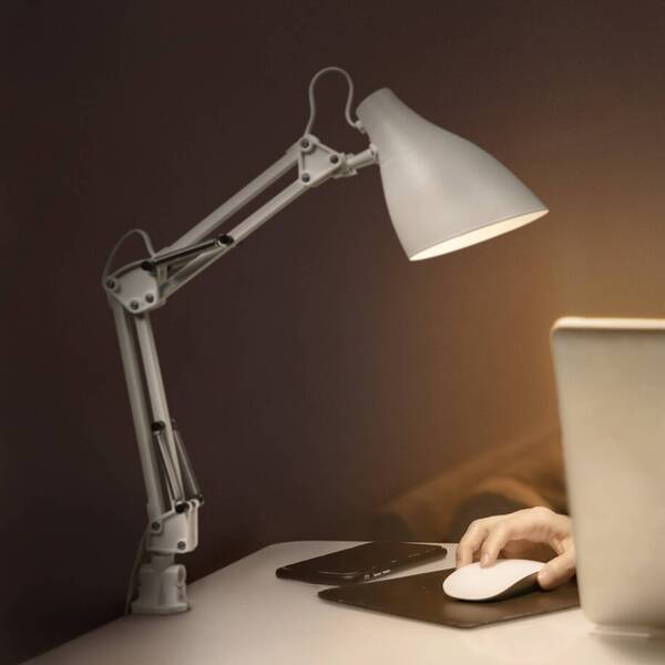  Osram Lampa Z Klipsem Osram Office Line Desk Pear Clip, Biała, E27 