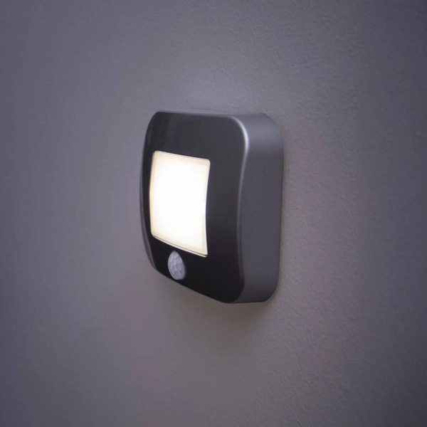  Osram Osram Lampka Nocna Nightlux Hall, Srebrna Czujnik, Bateria Ip54 