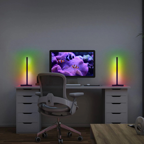  Osram Smart+ Lampa Stołowa Osram Smart+ Wifi Corner Magic, Czarna 43 Cm Rgb 