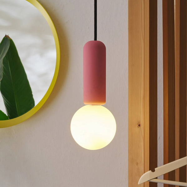  Osram Żyrandol Osram Decor Concrete Mic, Różowa, Beton, G9 