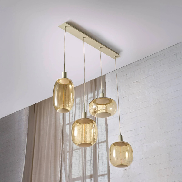 Osram Żyrandol Osram Decor Needle Linear Beżowa, Stal, 4-punktowa E27 