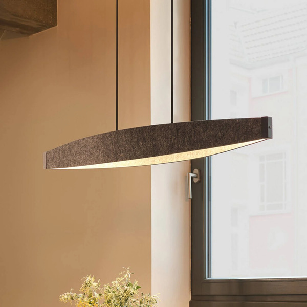  Osram Żyrandol Led Osram Decor Flat Felt, Szara, Filc, 3000 K 