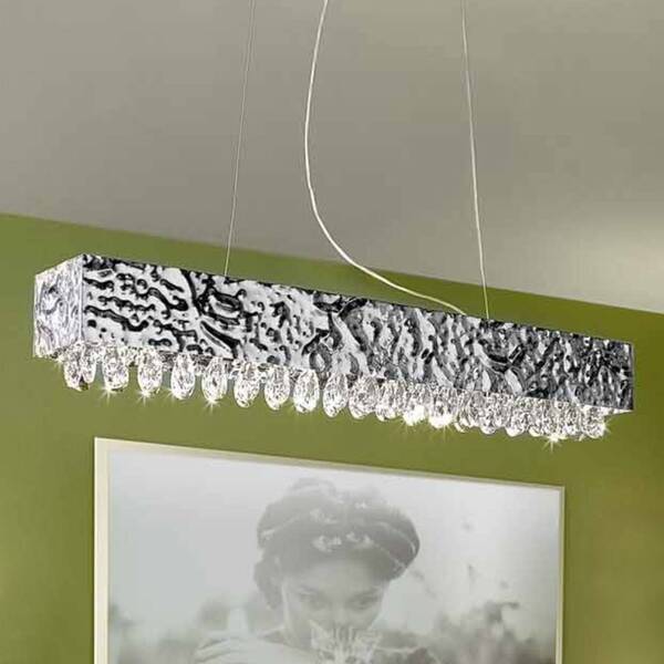  Patrizia Volpato Lampa Wisząca Magma Z Kryształkami, 100x15cm 