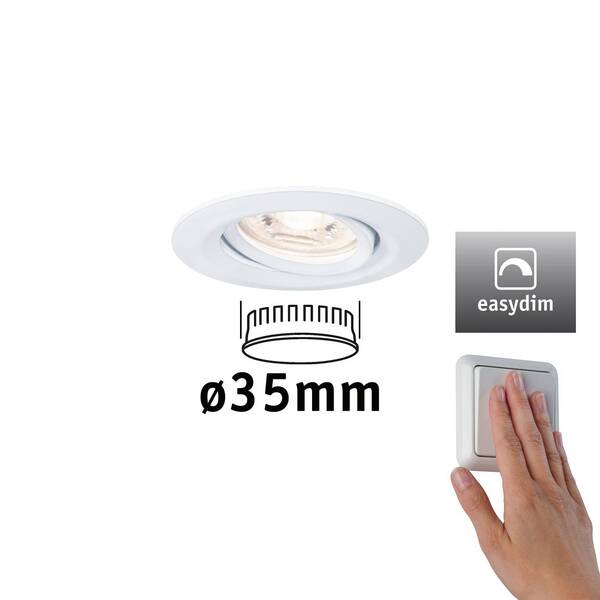  Paulmann Paulmann Nova Mini Plus Spot Easydim Biały 