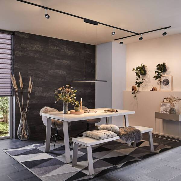  Paulmann Paulmann Urail Lento Wisząca Led Zigbee Cct Czarna 
