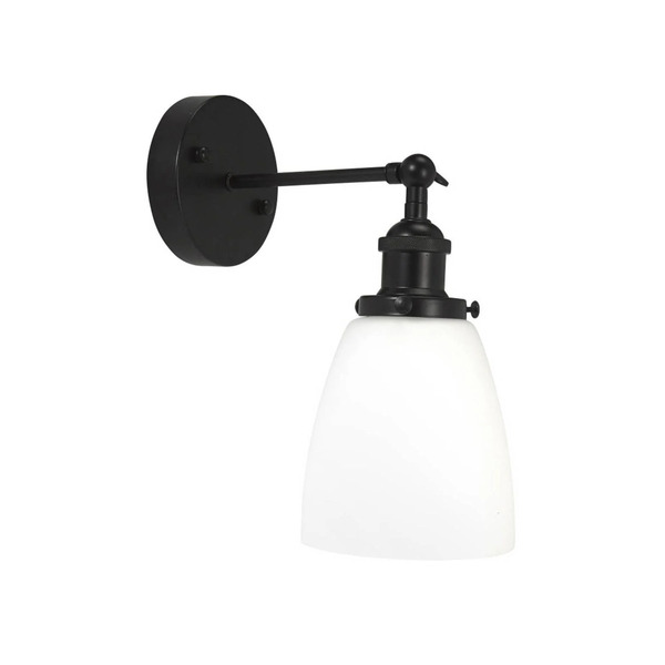  Pr Home Pr Home Kappa Kinkiet, Czarny/opal, Szkło, Metal 