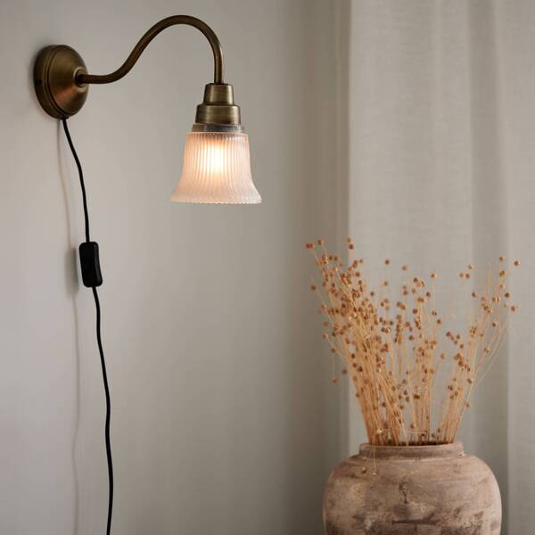  Pr Home Kinkiet Pr Home Emmi, Kolor Mosiądz Antyczny, ø 12 Cm 