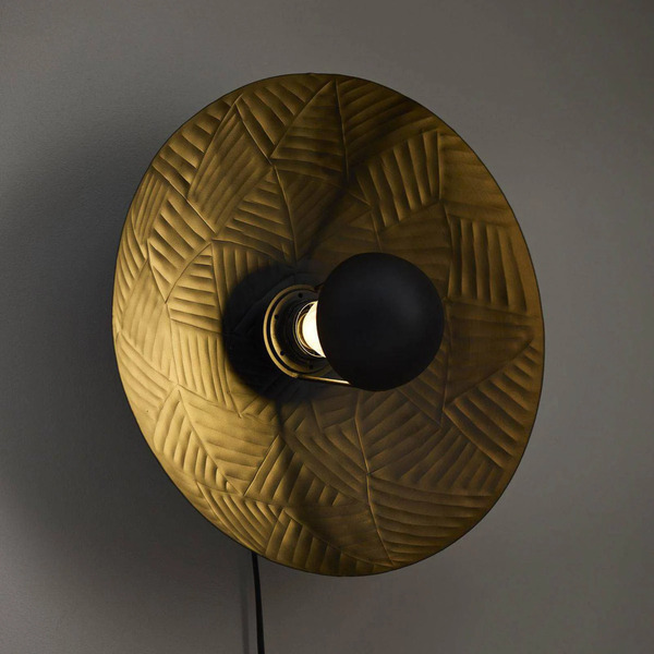  Pr Home Pr Home Ribble Kinkiet, Czarny Matowy, ø 35 Cm, Metal 