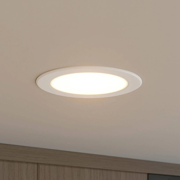 Prios Reflektor Wpuszczany Led Prios Rida, Biały. ø 15 Cm, Cct, Ip44 