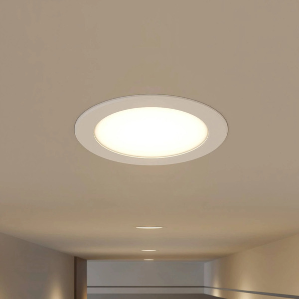  Prios Reflektor Wpuszczany Led Prios Rida, Biały. ø 19 Cm, Cct, Ip44 