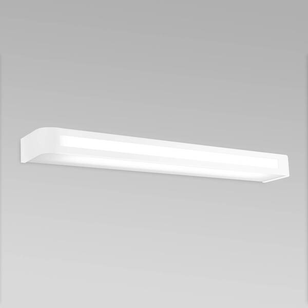  Pujol Iluminación Ponadczasowy Kinkiet Led Arcos, Ip20 60 Cm, Biały 
