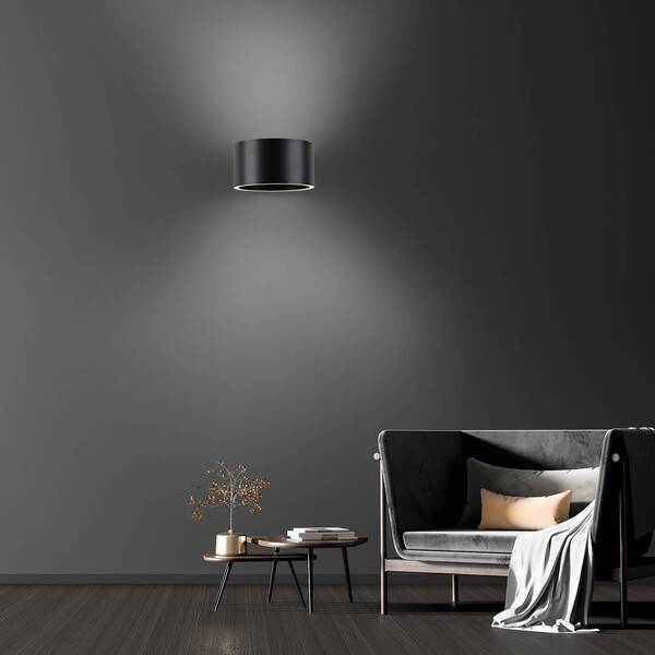  Pure Kinkiet Led Pure Clipse, Szary, Aluminium, ø 15 Cm 