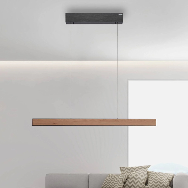  Pure Lampa Wisząca Led Pure E-motion, Dąb/czarna Perła, Cct 