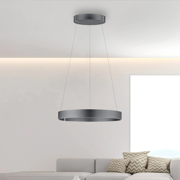  Pure Żyrandol Led Pure E-clipse, Mistyczna Szarość, ø 70 Cm, Cct 