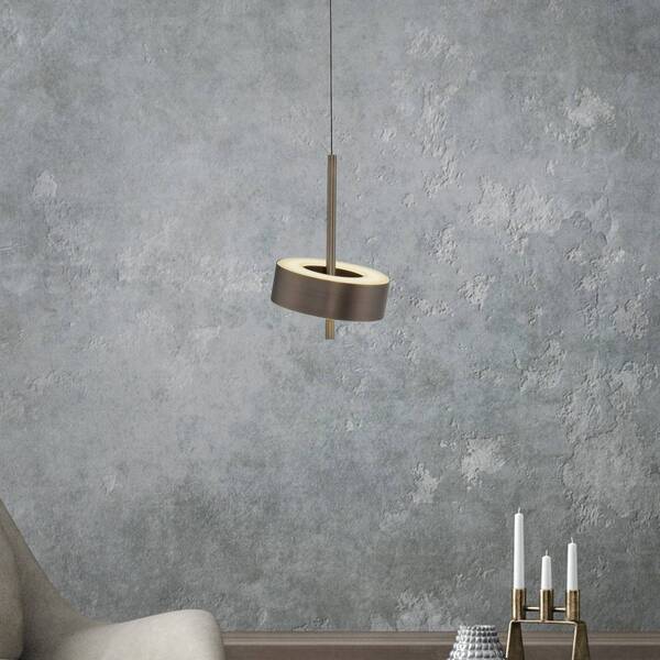  Q-smart-home Paul Neuhaus Smart Led żyrandol Q-rotate Ciemnobrązowy ø14cm 