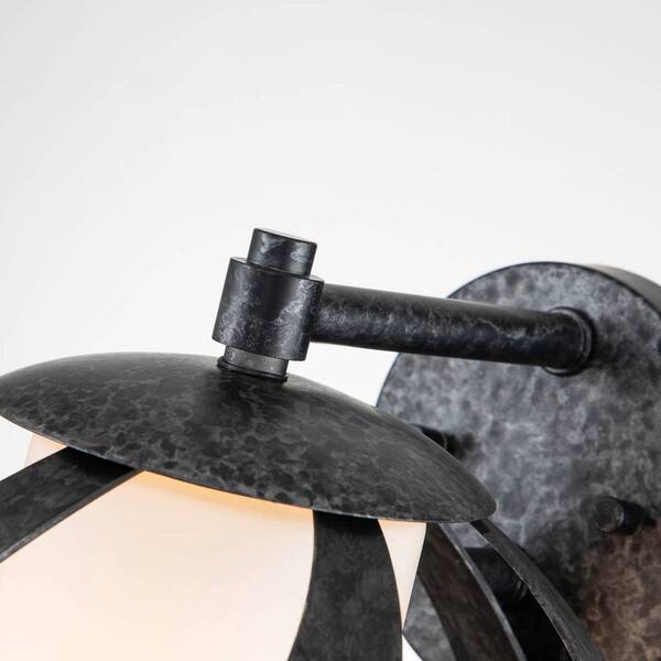  Quintiesse Kinkiet Blacksmith, Czarno-biały, 1-punktowy, Ip44 