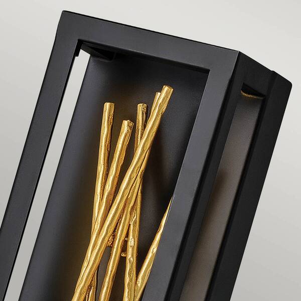  Quintiesse Kinkiet Led Styx, Czarny, 3 000 K 15 X 61cm 