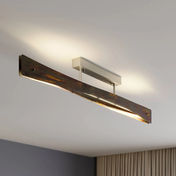  Quitani Quitani Lampa Sufitowa Led Lian, Złoty Oksydowany 
