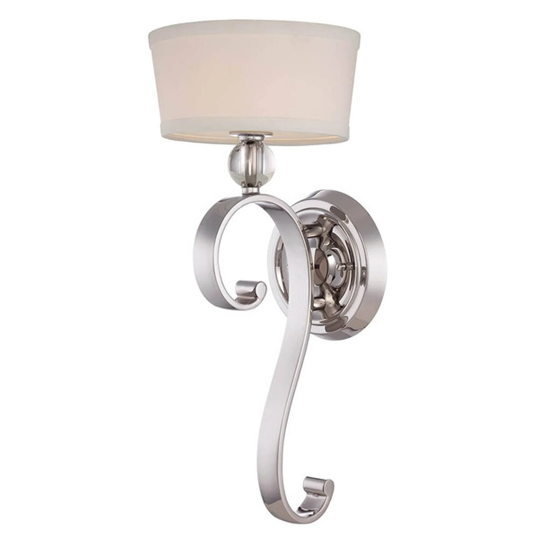  Quoizel Elegancka Tekstylna Lampa ścienna Madison Manor 