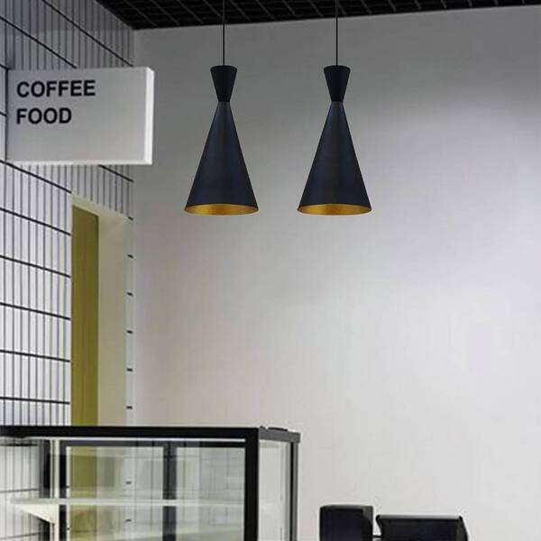  Royaltech Lampa Wisząca Glenora, Czarna, ø 18 Cm, Metal, E27 