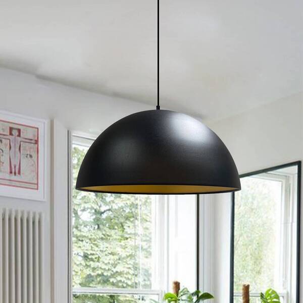  Royaltech Lampa Wisząca Lipeo, Czarny/złoty, ø 40 Cm, Metal, E27 