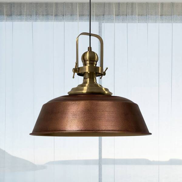 Royaltech Lampa Wisząca Marei, Miedź Czerniona, ø 40 Cm, Metal, E27 
