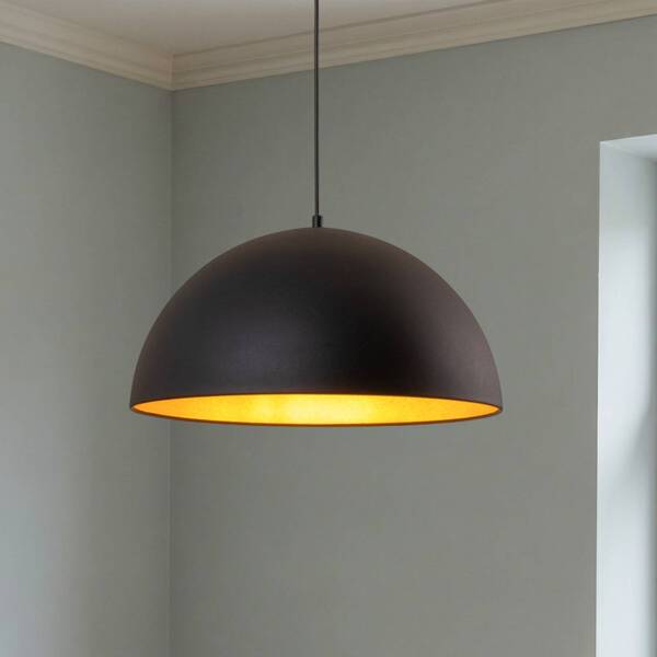  Royaltech Żyrandol Lipeo, Czarna/złota, ø 50 Cm, Metal, E27 