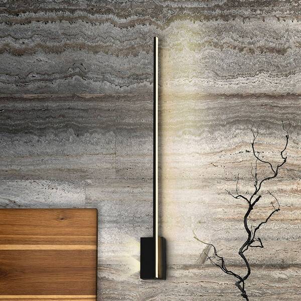  Schuller Valencia Kinkiet Led Stick, Wysokość 80 Cm, Czarny, Metal 