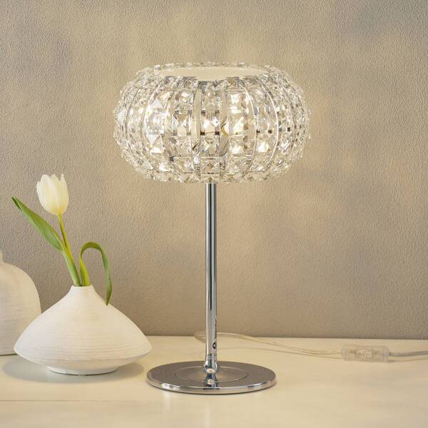  Schuller Valencia Lampa Stołowa Diamond Z Kryształkami, 24 Cm 