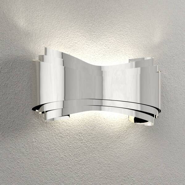  Selène Designerska Lampa ścienna Ionica, Chrom 