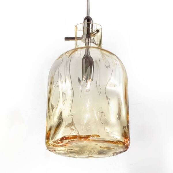  Selène Designerska Lampa Wisząca Bossa Nova 15 Cm Bursztynowa 
