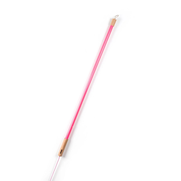  Seletti Seletti Lampa Led Linea, Fuksja, Drewniane Detale, Uniwersalna 