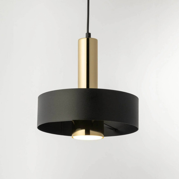  Sigma Żyrandol Rif Lux, Czarny/złoty, ø 25 Cm, Stal 