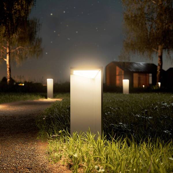  Sigor Lampa Solarna Led Nusolar Antracyt, Wysokość 34cm 