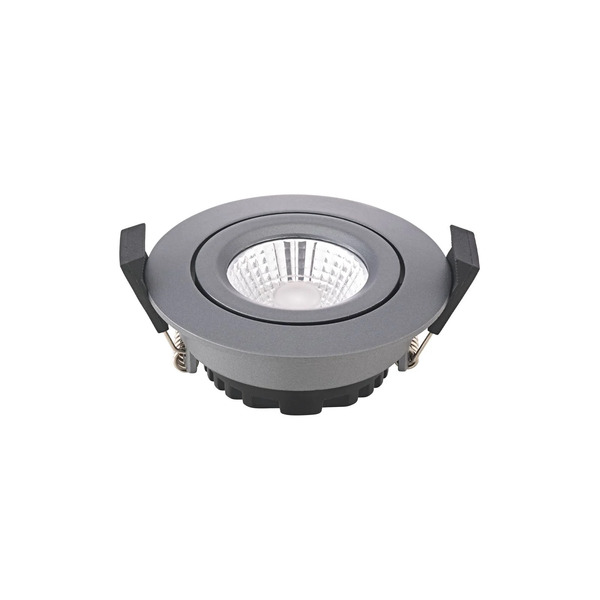  Sigor Spot Sufitowy Wpuszczany Led Diled, ø 8,5cm 6w Dime Led Antracytowy 