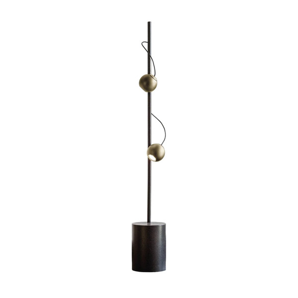  Sil-lux Lampa Stołowa Led Magnetic, Brąz/złota 