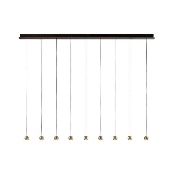  Sil-lux Żyrandol Led Magnetic, Liniowy, 9-pkt., Złoty 